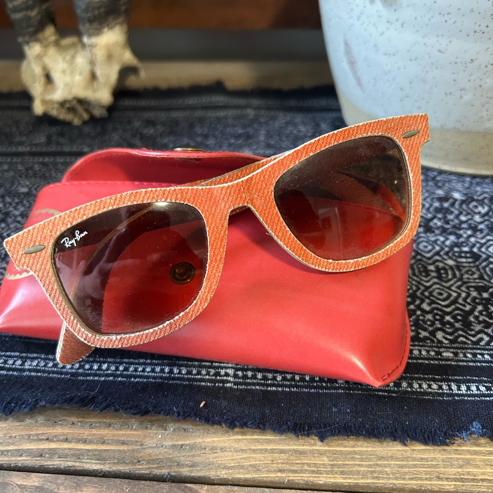 Ray-Ban Women's Orange Denim Sunglasses